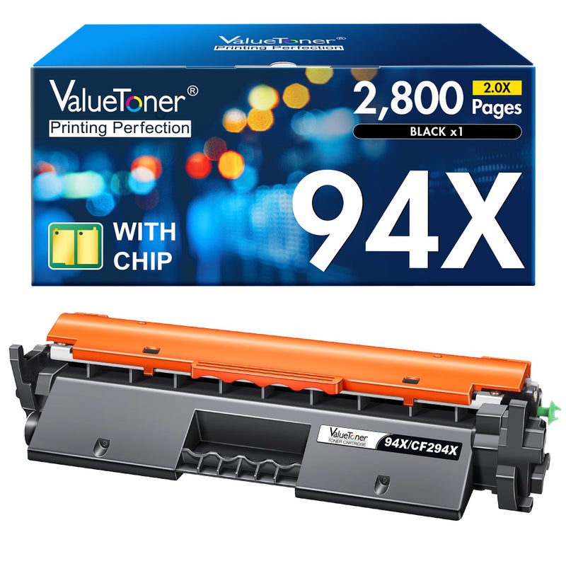 Valuetoner Compatible Toner Cartridge Replacement for HP 94X CF294X High Yield 94A CF294A to use with LaserJet Pro MFP M148dw, M148fdw, M118dw, LaserJet M148, M118 Printer, (Black, 1 Pack) - Image 1
